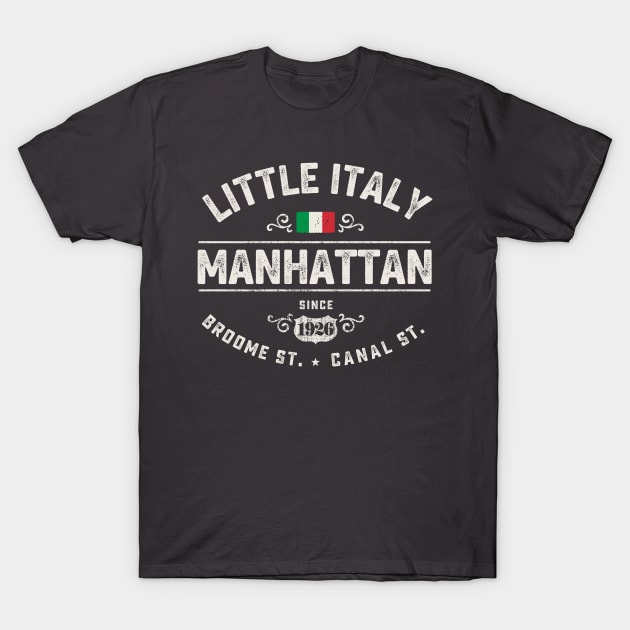 NYC Little Italy T-Shirt by Designkix